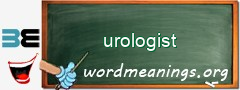 WordMeaning blackboard for urologist